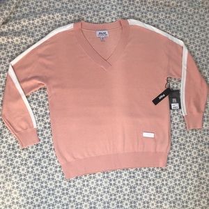 Pajar Pink V-Neck Sweater